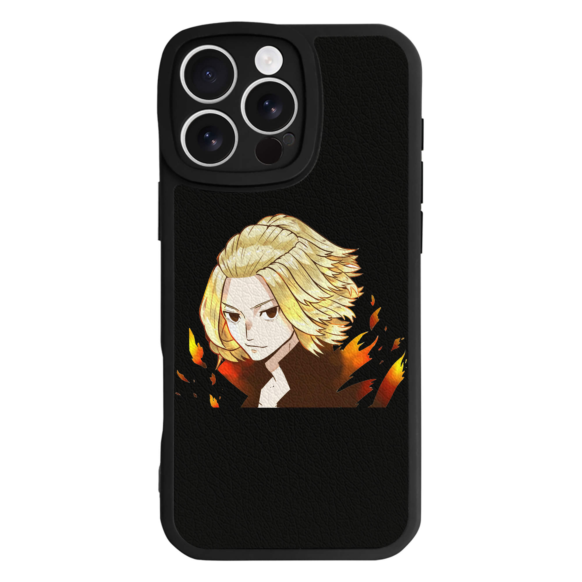 （画像用） 東京リベンジャーズ Tokyo Revengers 【iPhone 16シリーズ対応】シリコンスマホケース（レザー調） 材質：シリコン